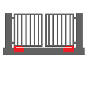 Underground swing gate operator